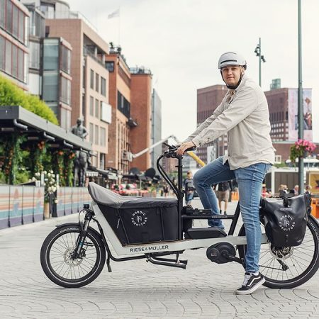 Gå til Elektrisk lastesykkel for bedrifter