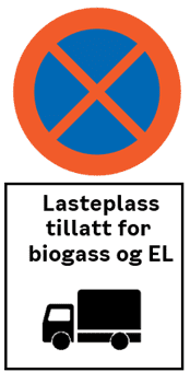 lasteplasser - nye skilt