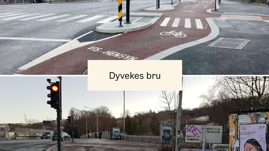 Nye sykkelveier - dyvekes bru