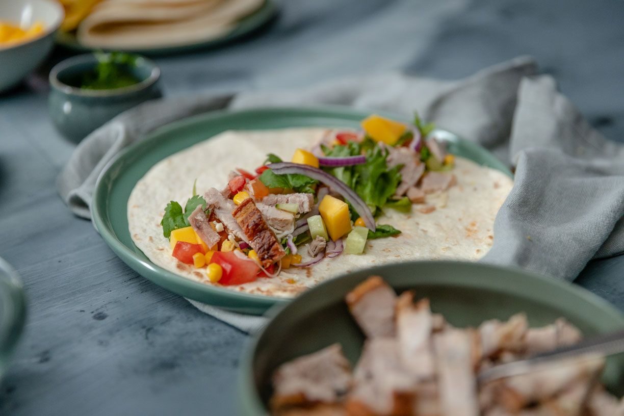 grønnere jul - Restemat fra jula: taco med ribbe