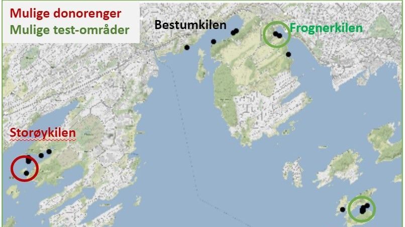 kart over Oslofjorden