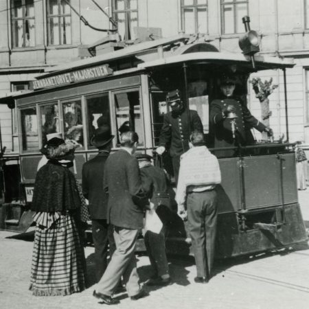 Gå til Dette var Oslos første trikkelinje