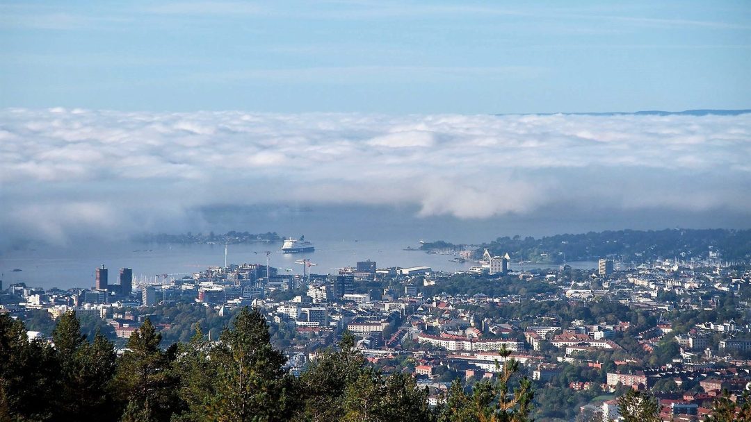 panoramautsikt over Oslo