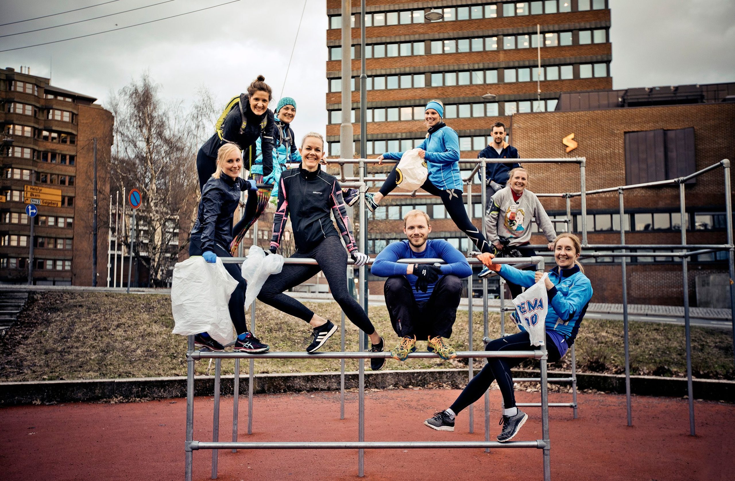 Plogging på Tøyen