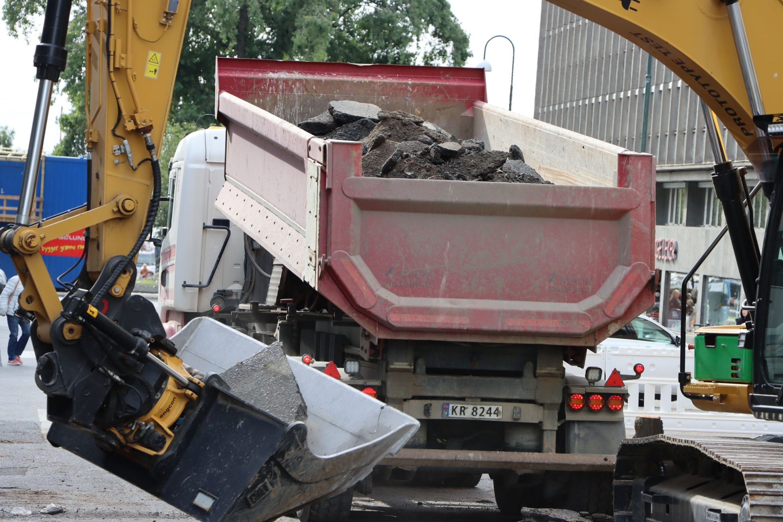 Oslo's climate budget: Transport and management of bulk materials