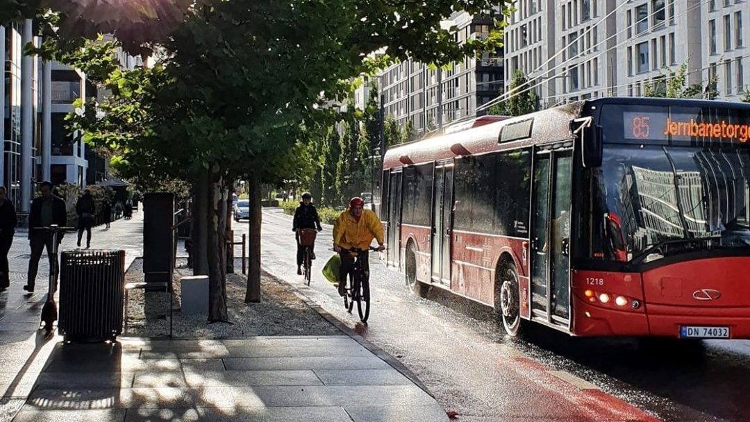 Klimabudsjett - buss i Oslo