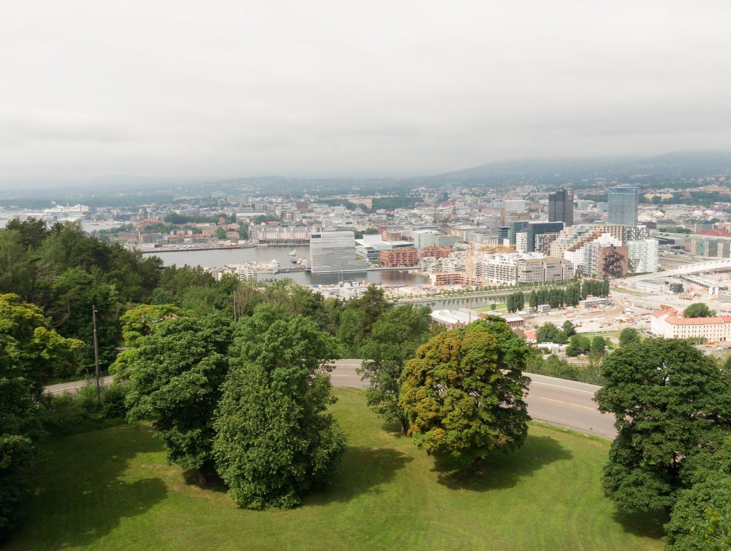 utsikt over Oslo fra Ekeberg - Fotograf: Hans Kristian Riise