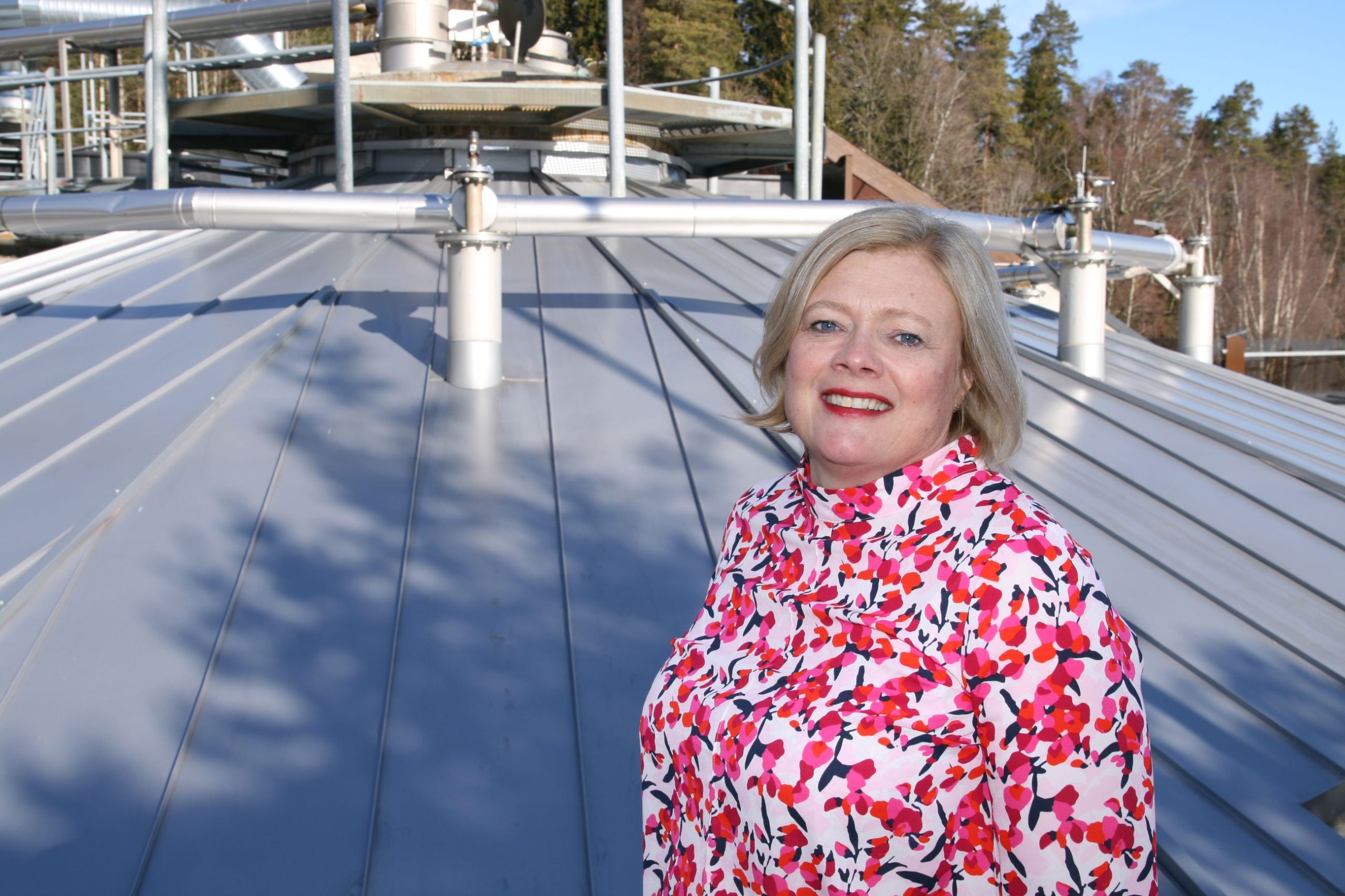 Ragnhild Borchgrevink i VEAS på renseanlegg