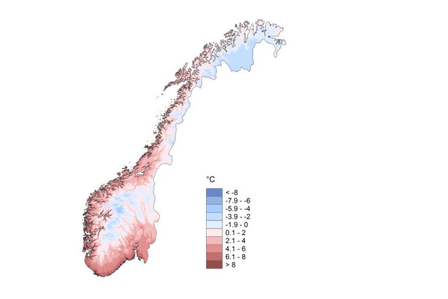 KArt over Norge.