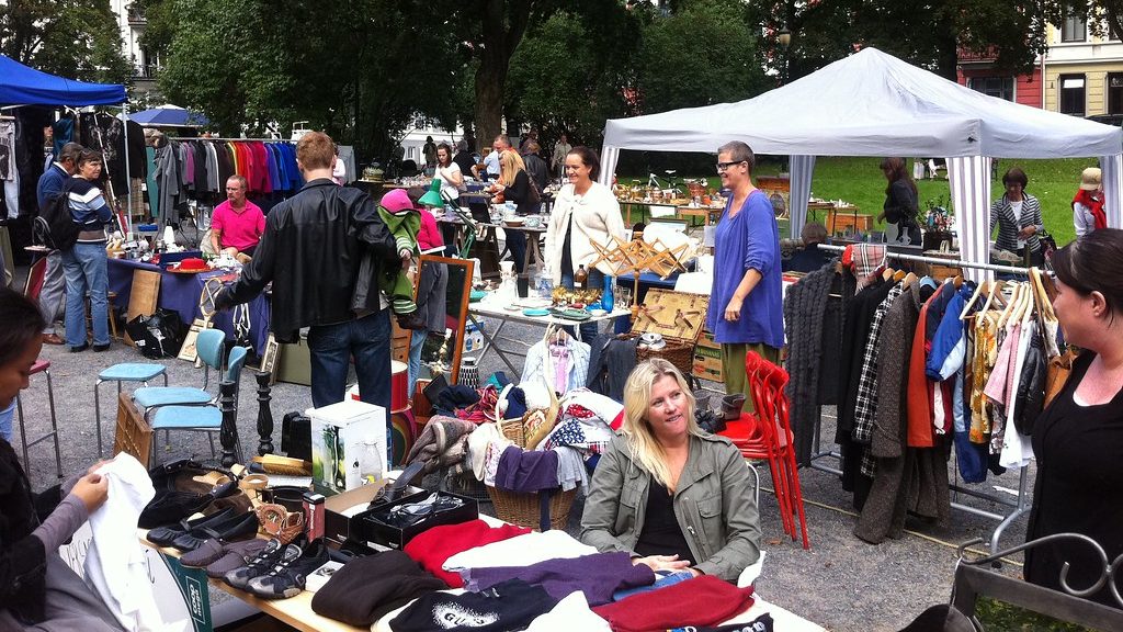 bilde som viser Vestkanttorvet lørdagsmarked