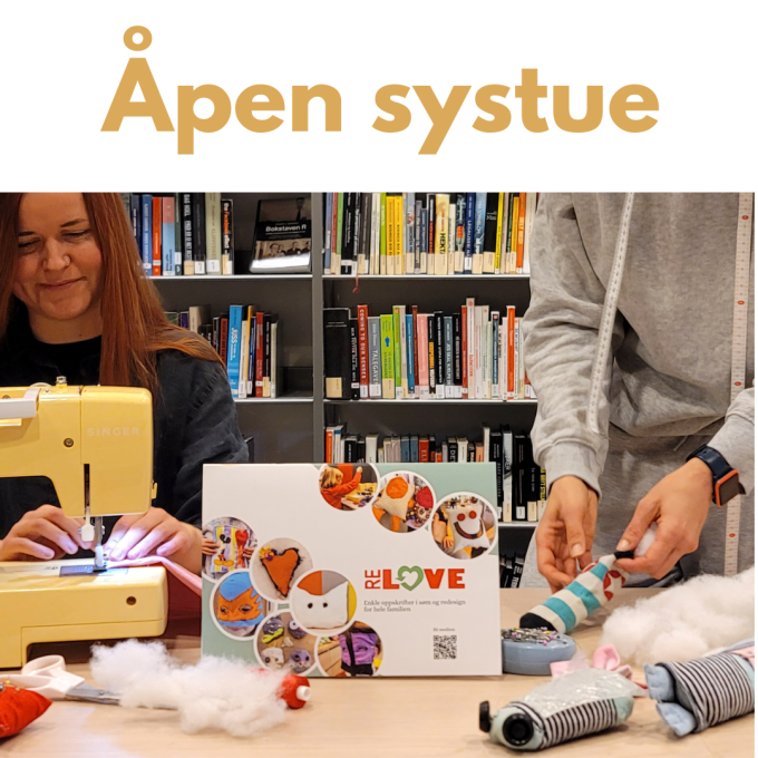 Åpen systue med RELOVE på Deichman Majorstuen