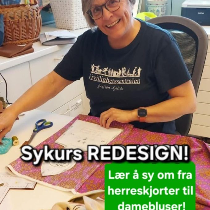 Sykurs REDESIGN: Sy om herreskjorter til damebluser