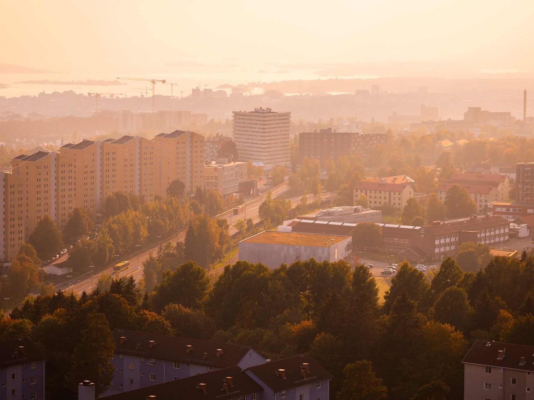 Bilde av bygninger i Tonsenhagen, Oslo