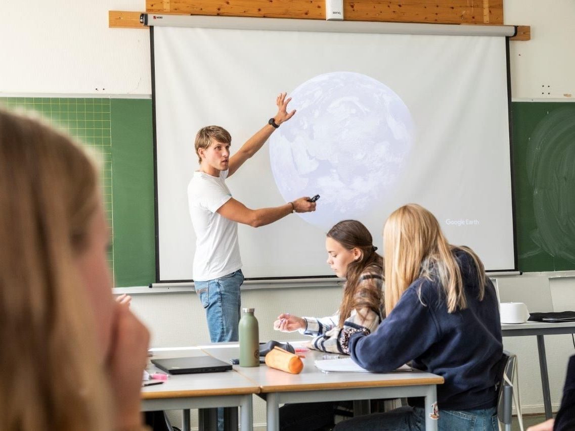 Klimaforedrag på Hartvig Nissen